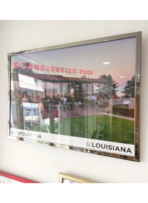 KJARTANSSON　現代アート　ポスター額装2