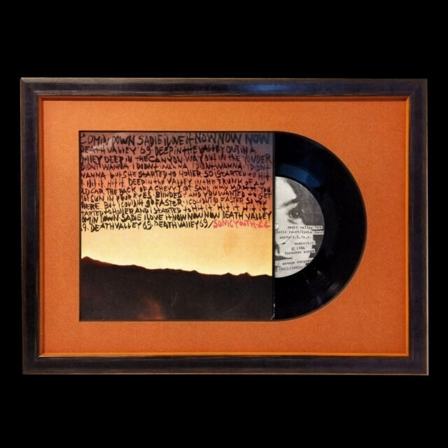 SONIC YOUTH レコード額装2